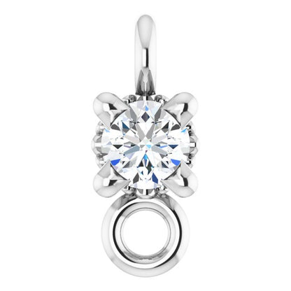 .03 CT Natural Diamond Link, 2.62 mm x 5.93 mm