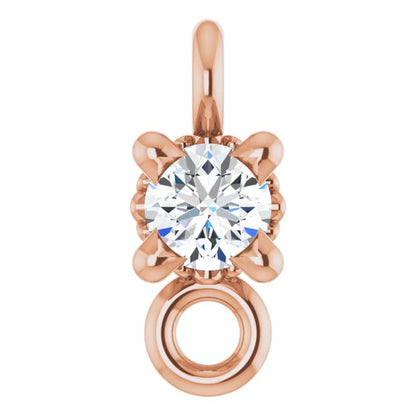 .03 CT Natural Diamond Link, 2.62 mm x 5.93 mm