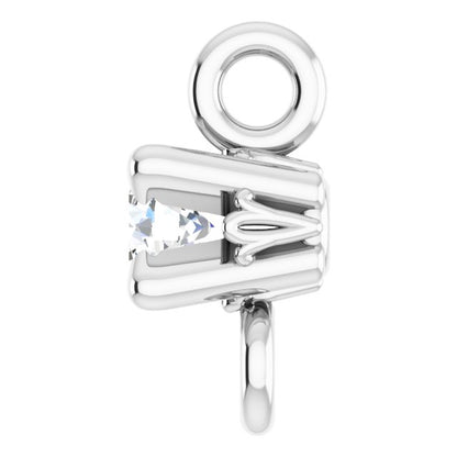 .03 CT Natural Diamond Link, 2.62 mm x 5.93 mm