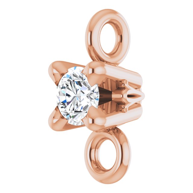 .03 CT Natural Diamond Link, 2.62 mm x 5.93 mm