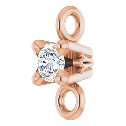 .03 CT Natural Diamond Link, 2.62 mm x 5.93 mm