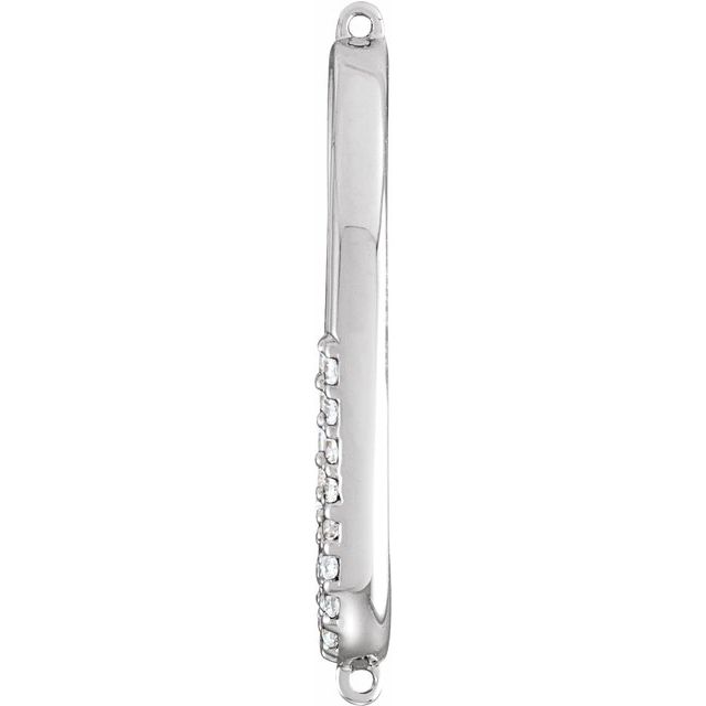 1/10 CTW Natural Diamond Link, 8.84 mm x 16.4 mm