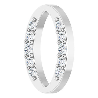 1/10 CTW Natural Diamond Oval Link