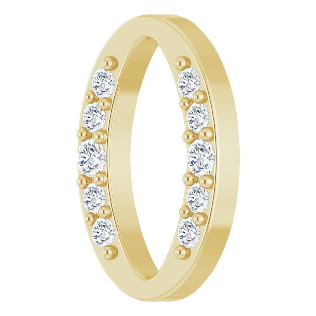 1/10 CTW Natural Diamond Oval Link