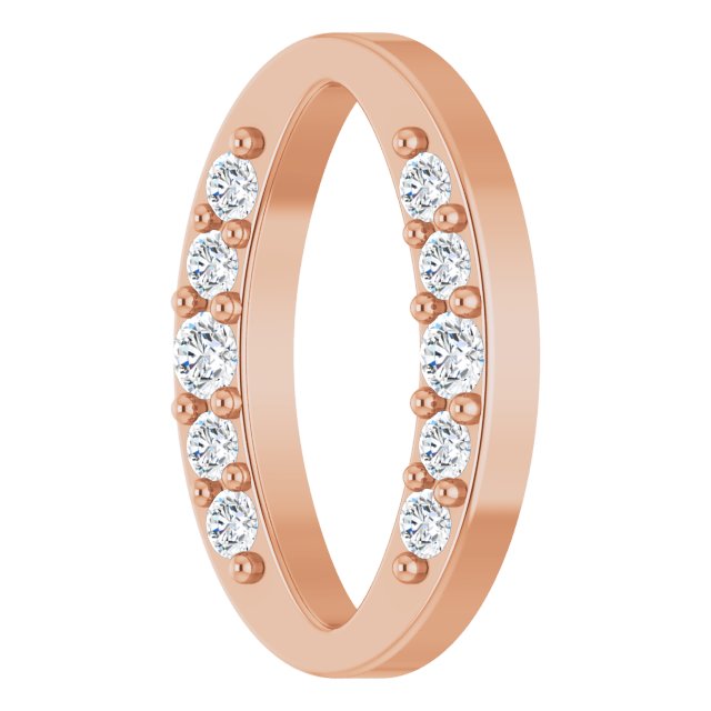 1/10 CTW Natural Diamond Oval Link