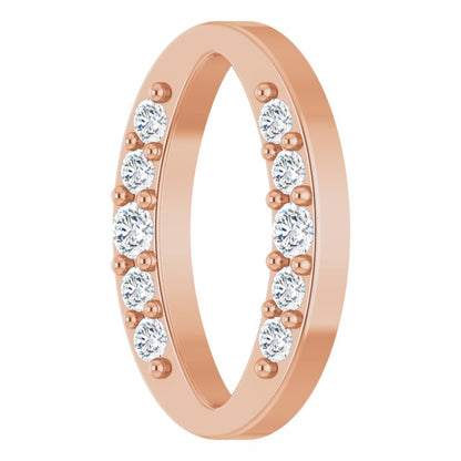 1/10 CTW Natural Diamond Oval Link