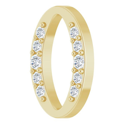 1/10 CTW Lab-Grown Diamond Oval Link