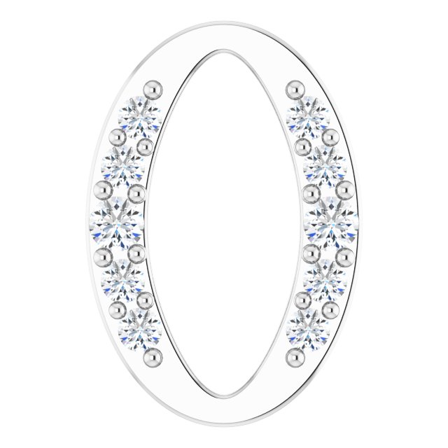 1/10 CTW Lab-Grown Diamond Oval Link