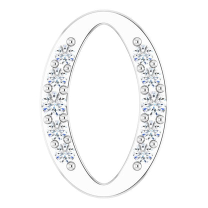 1/10 CTW Lab-Grown Diamond Oval Link
