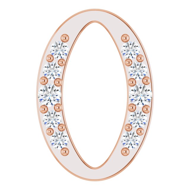 1/10 CTW Lab-Grown Diamond Oval Link
