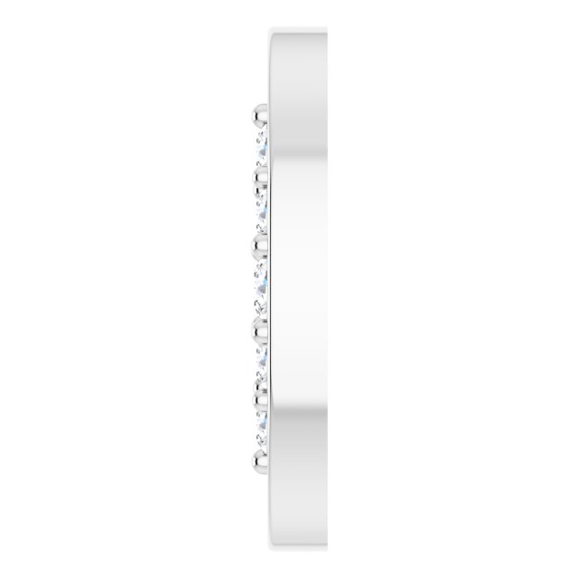 1/10 CTW Lab-Grown Diamond Oval Link