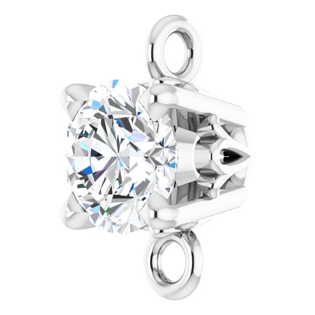 1/4 CT Natural Diamond Link, 4.25 mm x 7.4 mm