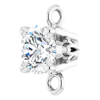 1/4 CT Natural Diamond Link, 4.25 mm x 7.4 mm
