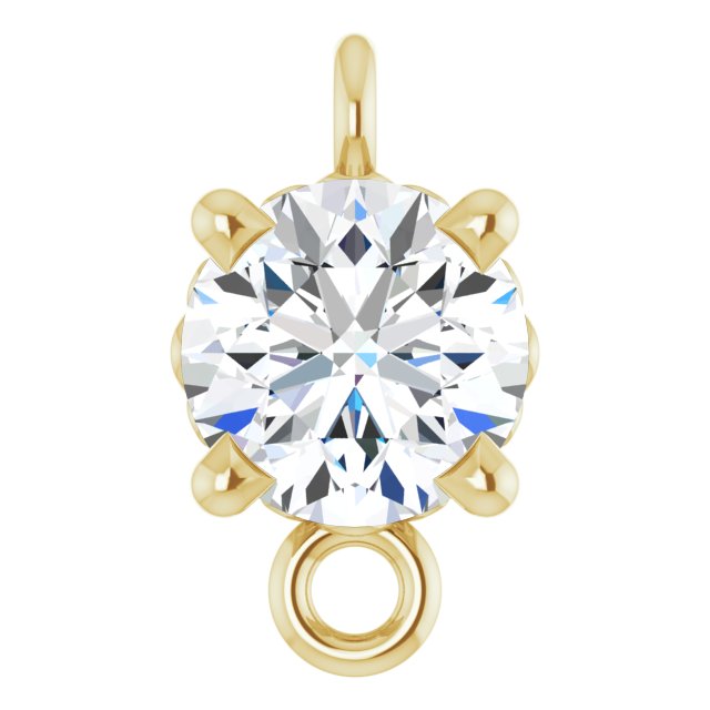 1/10 CT Natural Diamond Link, 3.4 mm x 6.4 mm