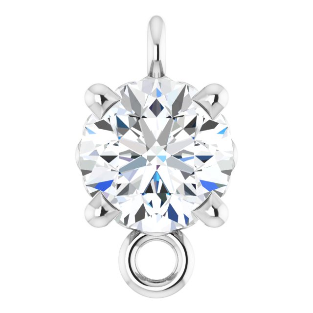 1/4 CT Natural Diamond Link, 4.25 mm x 7.4 mm