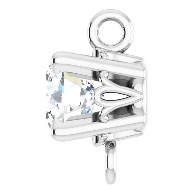 1/4 CT Natural Diamond Link, 4.25 mm x 7.4 mm
