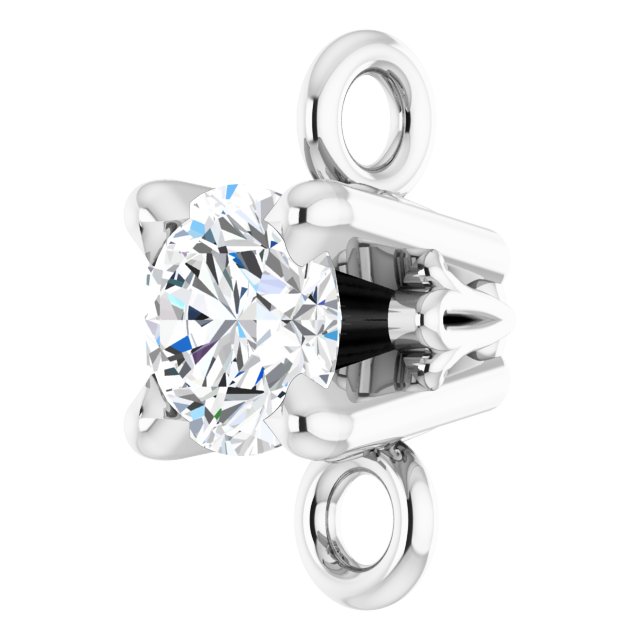 1/10 CT Natural Diamond Link, 3.4 mm x 6.4 mm
