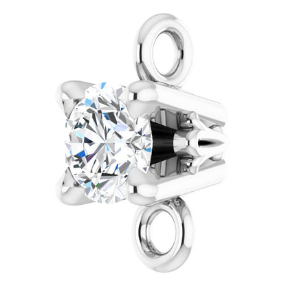 1/10 CT Natural Diamond Link, 3.4 mm x 6.4 mm