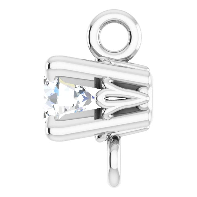 1/10 CT Natural Diamond Link, 3.4 mm x 6.4 mm