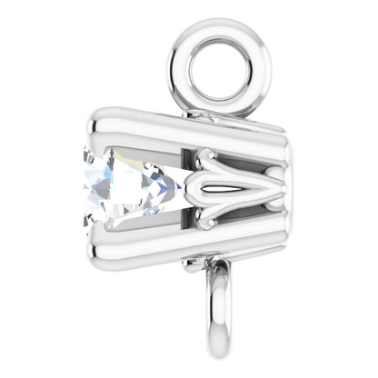 1/10 CT Natural Diamond Link, 3.4 mm x 6.4 mm