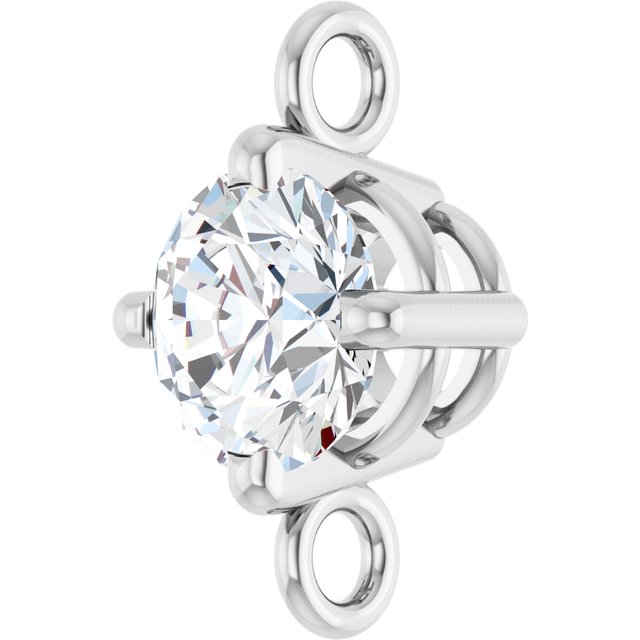 1/4 CT Natural Diamond Basket Link