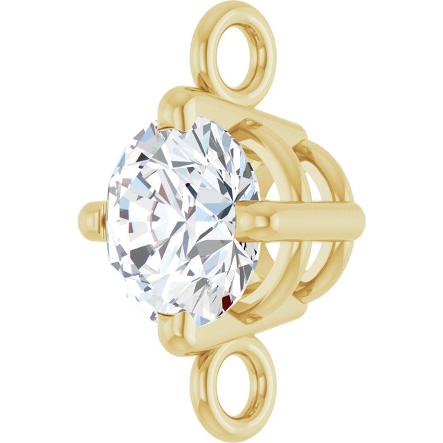 1/4 CT Natural Diamond Basket Link
