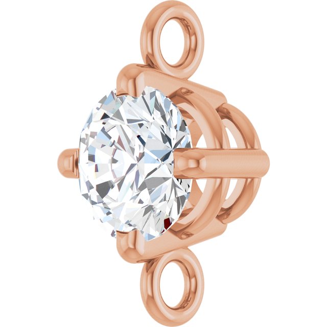1/4 CT Natural Diamond Basket Link