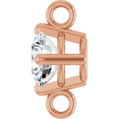 1/4 CT Lab-Grown Diamond Link, 5.6 mm x 8.25 mm