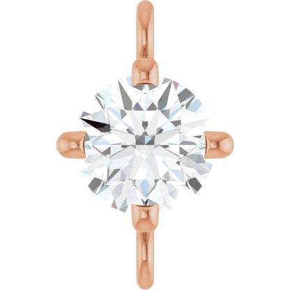 1/4 CT Lab-Grown Diamond Link, 5.6 mm x 8.25 mm