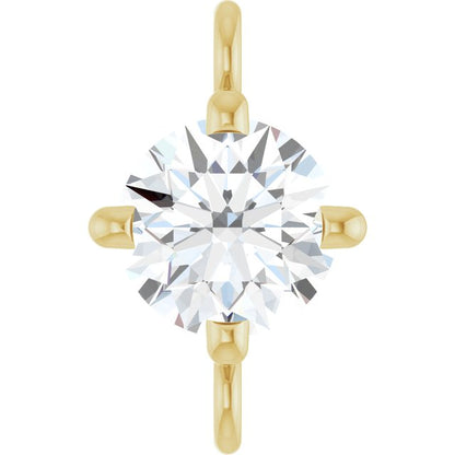 1/4 CT Lab-Grown Diamond Link, 5.6 mm x 8.25 mm