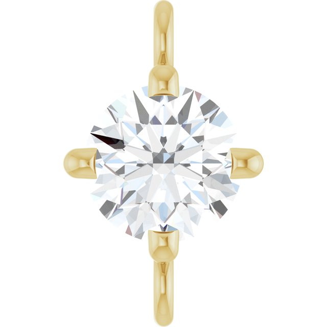 1/4 CT Natural Diamond Basket Link