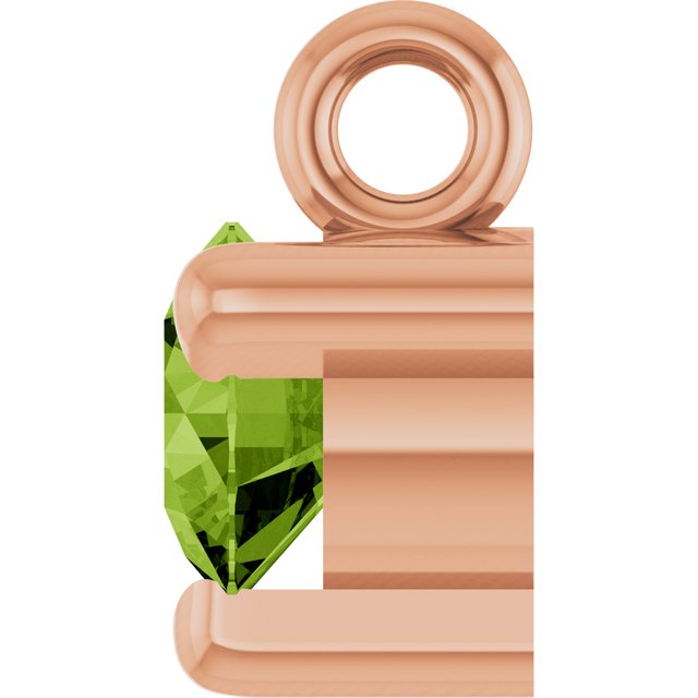 Natural Peridot Petite Pavé® Dangle