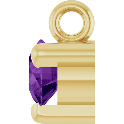 Natural Amethyst Petite Pavé® Dangle