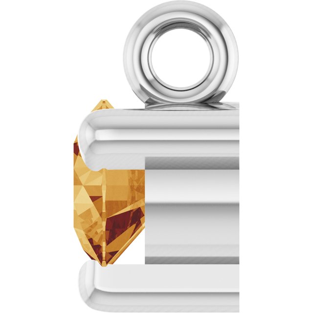 Natural Citrine Petite Pavé® Dangle