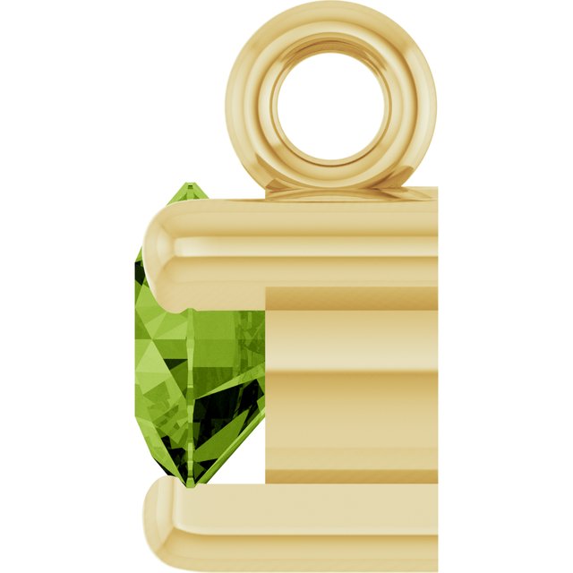 Natural Peridot Petite Pavé® Dangle