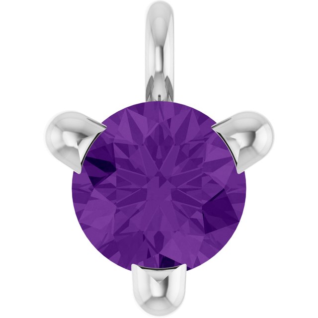 Natural Amethyst Petite Pavé® Dangle