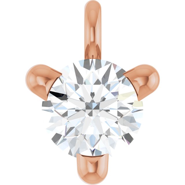 1/10 CT Natural Diamond Petite Pavé® Dangle