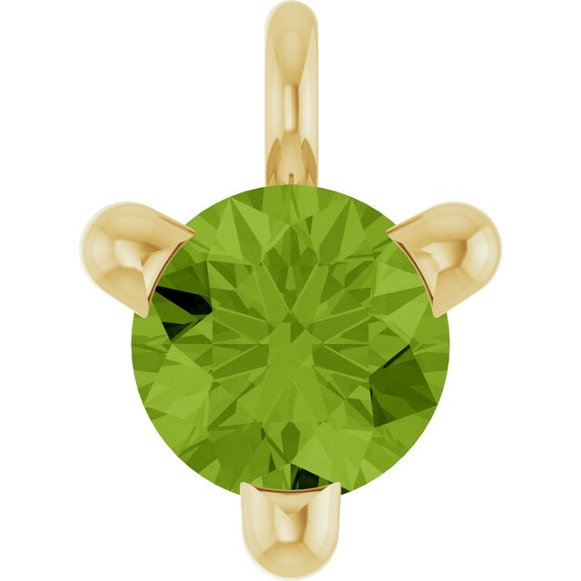 Natural Peridot Petite Pavé® Dangle