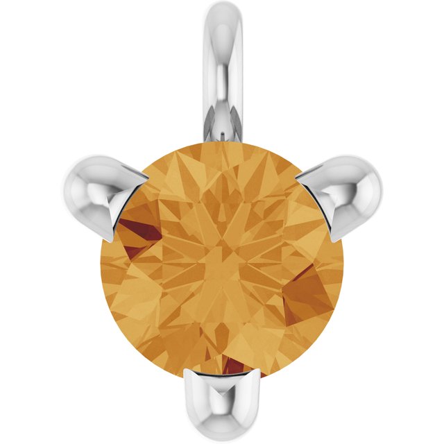 Natural Citrine Petite Pavé® Dangle