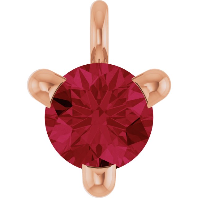 Natural Ruby Petite Pavé® Dangle