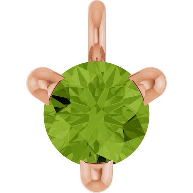 Natural Peridot Petite Pavé® Dangle