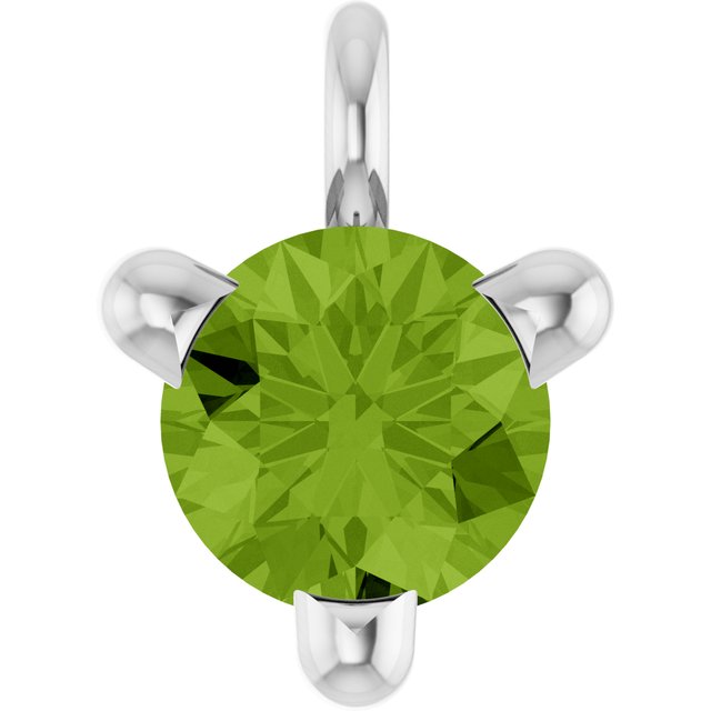 Natural Peridot Petite Pavé® Dangle