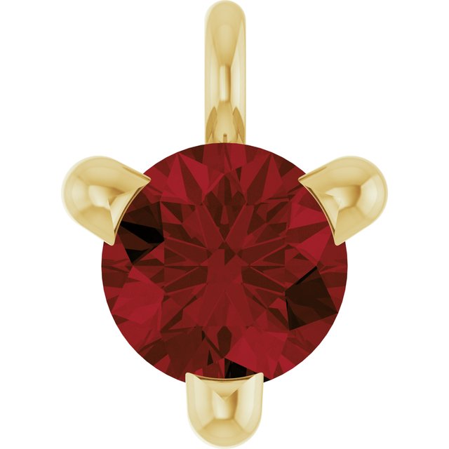 Natural Mozambique Garnet Petite Pavé® Dangle