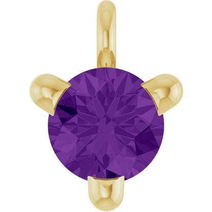 Natural Amethyst Petite Pavé® Dangle