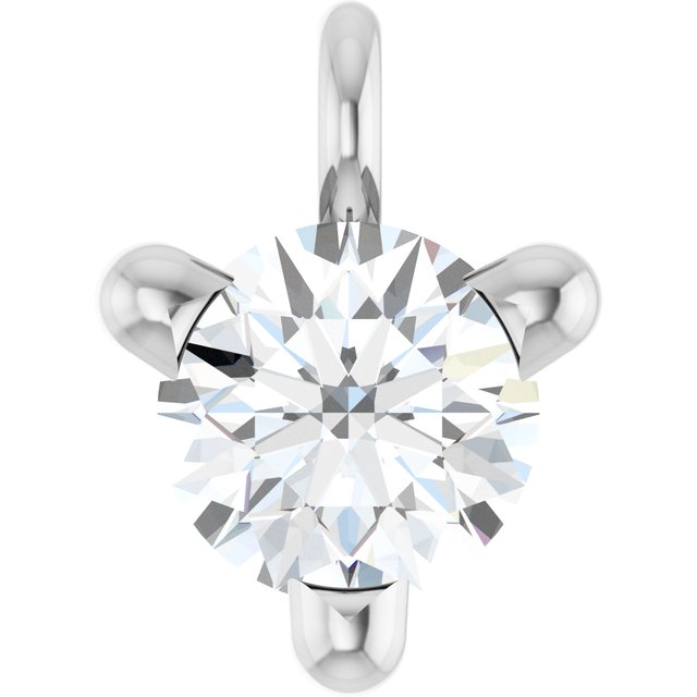 1/10 CT Lab-Grown Diamond Petite Pavé® Dangle