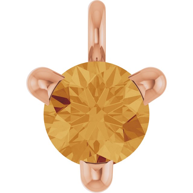 Natural Citrine Petite Pavé® Dangle