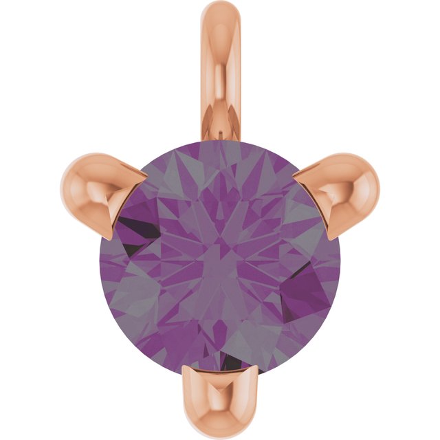 Lab-Grown Alexandrite Petite Pavé® Dangle