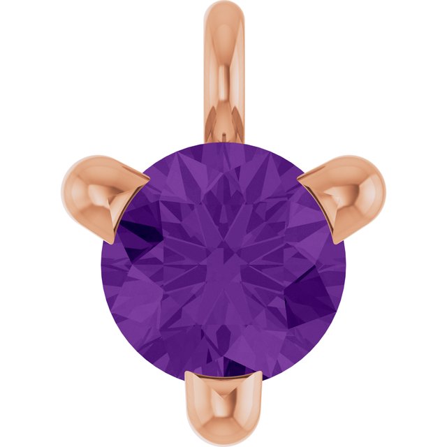 Natural Amethyst Petite Pavé® Dangle