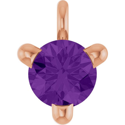 Natural Amethyst Petite Pavé® Dangle