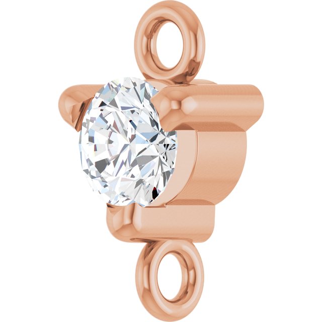 1/10 CT Lab-Grown Diamond Link, 4 mm x 7.25 mm
